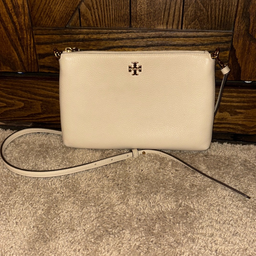 Tory Burch Cream Cross Body Bag
